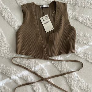 Zara Sweater Wraparound top
